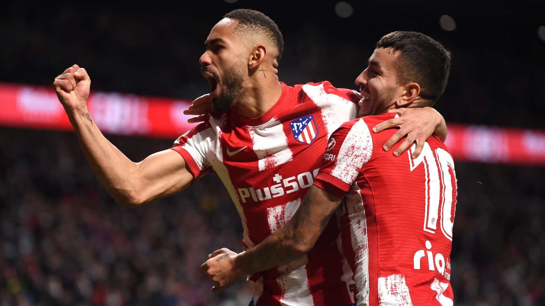 Once oficial del Atlético en el derbi contra el Real Madrid hoy