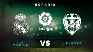 Real Madrid – Levante: horario y dónde ver online en vivo y por televisión el partido de Liga Santander.