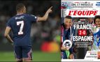 L’Equipe utiliza la renovación de Mbappé para burlarse de España en su portada