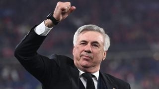 Ancelotti tras ganar la Champions. (AFP)