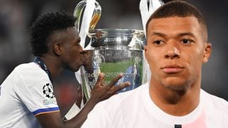 Champions: Real Madrid, 14; Mbappé, 0.
