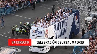 Celebración de la Champions del Real Madrid.