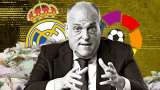 El Real Madrid rescata a la Liga arruinada de Tebas.