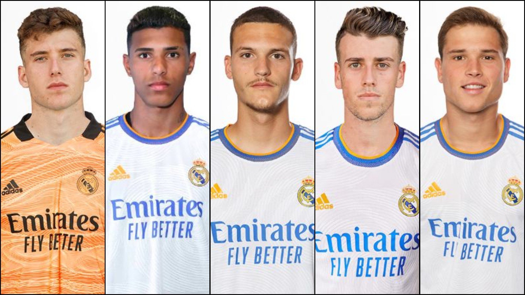 Cinco canteranos reforzarán al Real Madrid en pretemporada