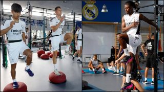 Segundo día de trabajo del Real Madrid. (realmadrid.com)