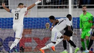 Alaba marcó en la Supercopa contra el Eintracht. (AFP)