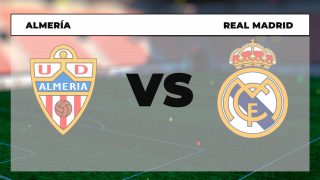 Horario y dónde ver el Almería – Real Madrid hoy online en vivo y por TV en directo.
