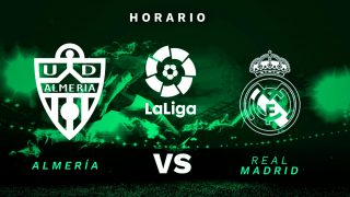 Almería – Real Madrid: a qué hora es y dónde ver el partido de Liga Santander en vivo por TV y online en directo.