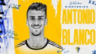 Antonio Blanco jugará cedido en el Cádiz.