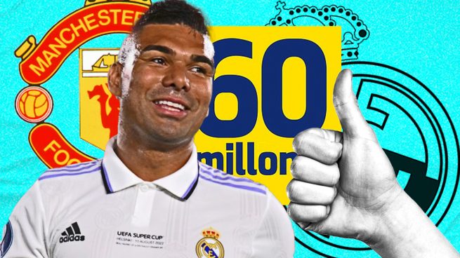 El Real Madrid da el OK al United para la venta de Casemiro por 60 millones