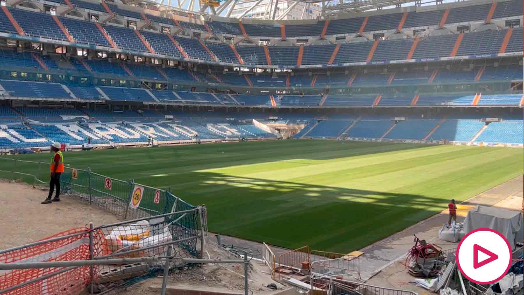 Así De Espectacular Luce El Nuevo Césped Del Santiago Bernabéu