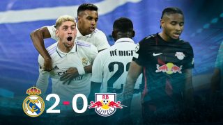 El Real Madrid derrotó 2-0 al Red Bull Leipzig en la Champions.