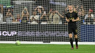 Bale, en un partido en Los Ángeles. (AFP)