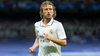 Luka Modric, durante un partido del Real Madrid en Champions League. (Getty)
