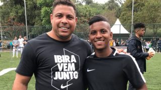 Ronaldo Nazario y Rodrygo Goes.