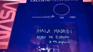 La NASA proyecta un mensaje dedicado al Real Madrid en el espacio