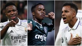 Vinicius, Endrick y Rodrygo.