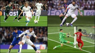Modric, Benzema, Courtois y Casemiro en el mejor once de 2022 (Getty)