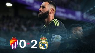El Real Madrid se impuso 0-2 al Valladolid.