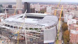 Las imágenes del Bernabéu.