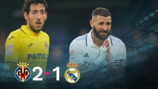 El Villarreal derrotó 2-1 al Real Madrid.