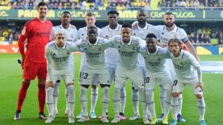 Los jugadores del Real Madrid titulares en Villarreal. (Getty)