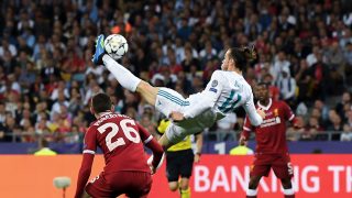 La chilena de Bale contra el Liverpool. (Getty)