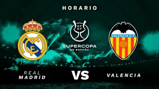 Real Madrid – Valencia: horario y dónde ver online y por TV la Supercopa de España 2023.
