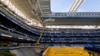 El interior del nuevo Bernabéu.