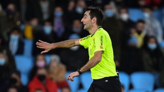 Ricardo de Burgos Bengoetxea, durante un partido. (Getty)