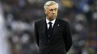 Ancelotti, durante un partido con el Real Madrid. (Getty)