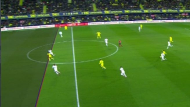 Gol del Villarreal contra el Real Madrid