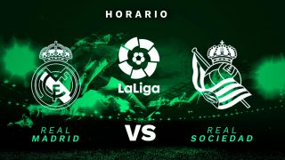 Real Madrid – Real Sociedad: horario, canal TV y cómo ver online el partido de Liga Santander.