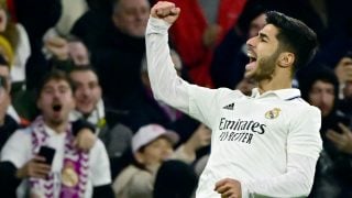 Asensio celebra un gol contra el Valencia. (AFP)