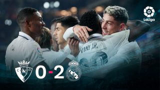 El Real Madrid ganó 0-2 a Osasuna.