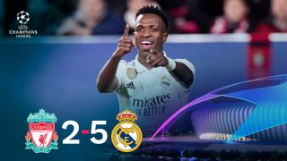 El Real Madrid logró un histórico 2-5 en Liverpool.