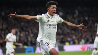 Álvaro Rodríguez celebra un gol. (AFP)