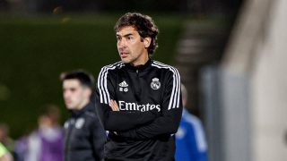 Raúl, en un partido del Castilla. (Real Madrid)