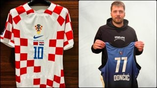 Modric y Doncic donan sus camisetas para ser subastadas y ayudar a los afectados de los terremotos en Turquía. (Fotos: Yavuz Selim Kiran y socratessahada.com)