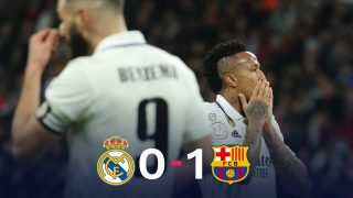 El Real Madrid perdió 0-1 contra el Barcelona en el Bernabéu.