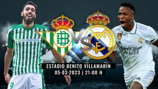 Betis y Real Madrid se enfrentan en el Villamarín.