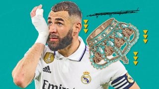 Benzema, delantero del Real Madrid.