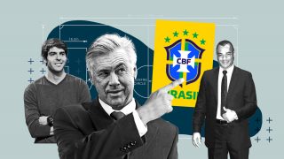 Ancelotti podría entrenar a Brasil.