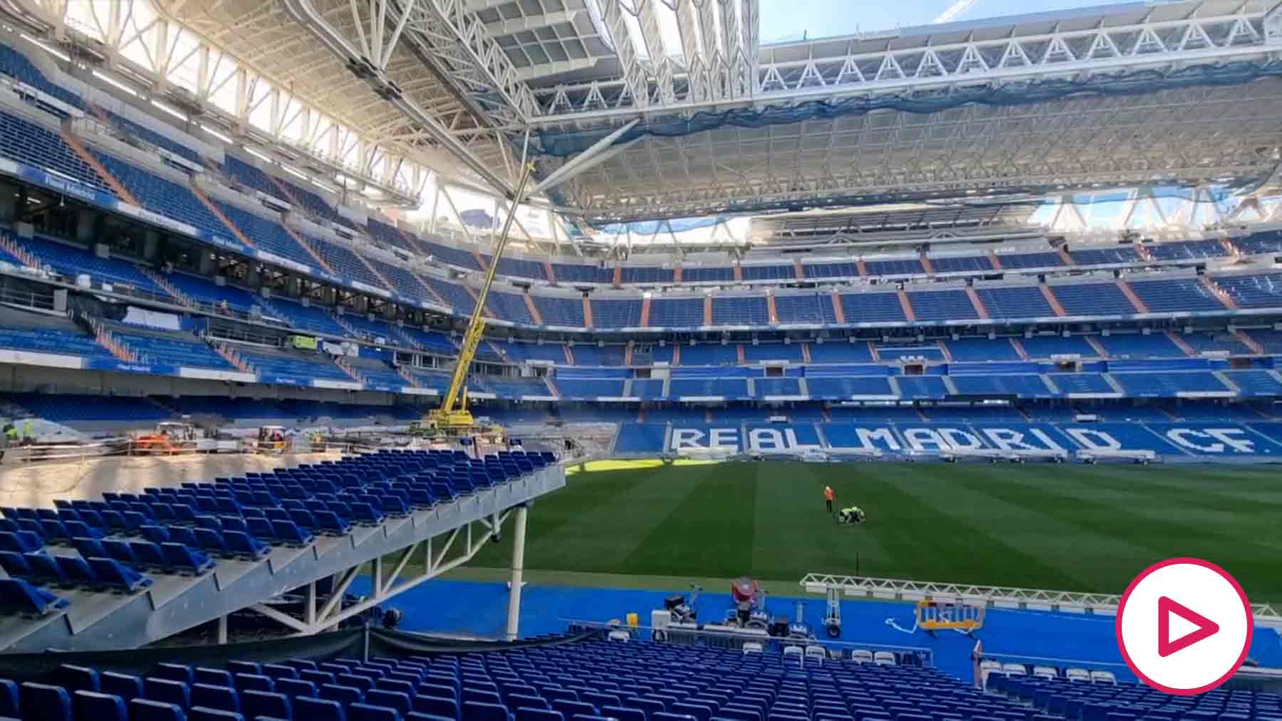 Tribuna fondo sur santiago bernabéu