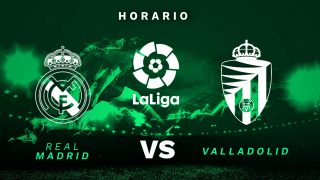 Real Madrid – Valladolid: hora, canal TV y cómo ver en directo online el partido de Liga Santander.