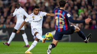 Rodrygo, en el primer Clásico de Copa. (Getty)