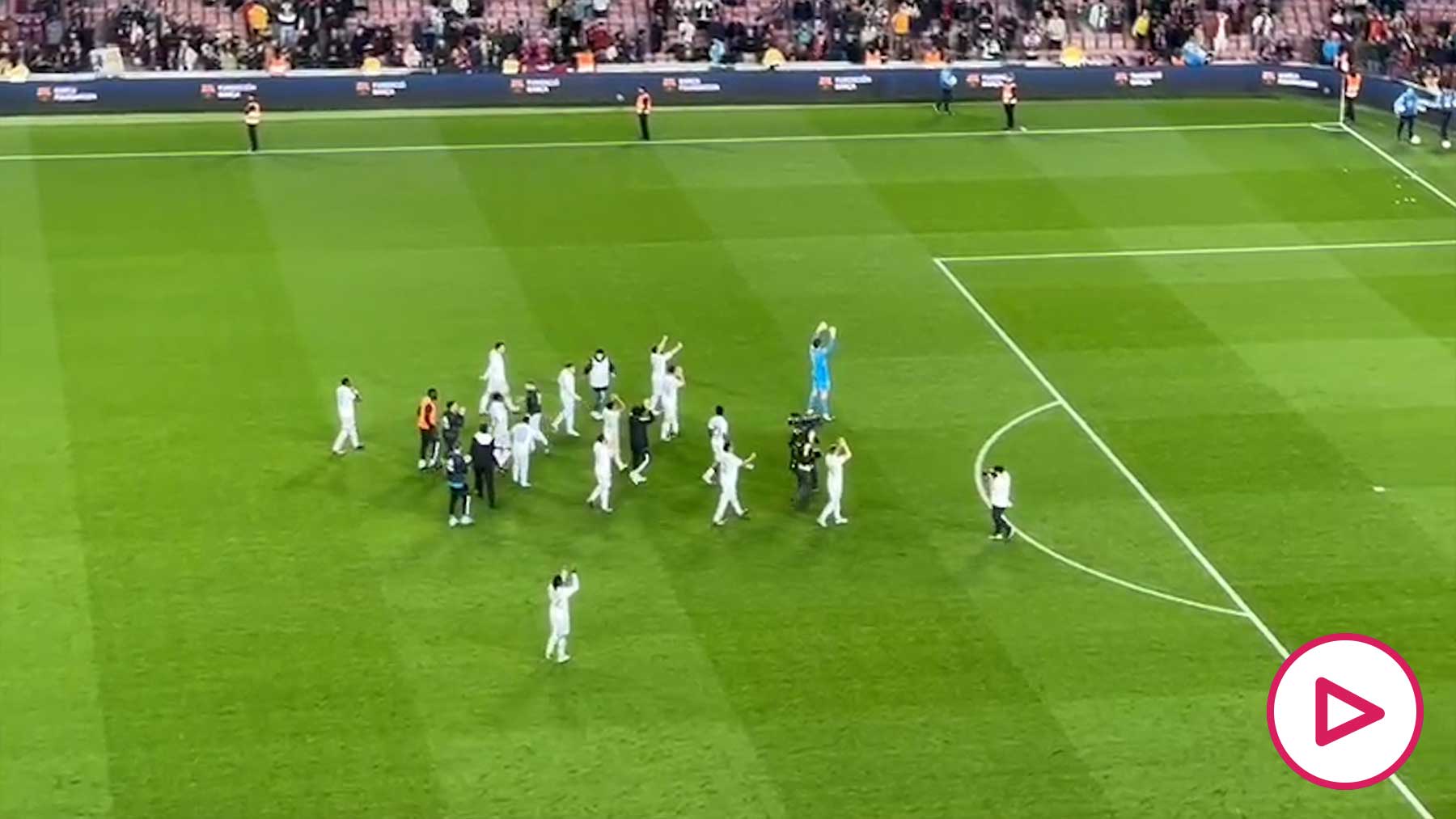 Así celebró el Real Madrid el pase a la final de la Copa del Rey