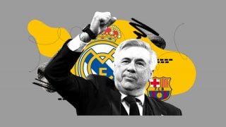 Carlo Ancelotti da un golpe sobre la mesa.