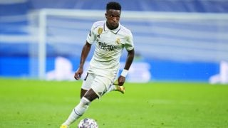 Vinicius Jr en el partido ante el Chelsea. (Getty)