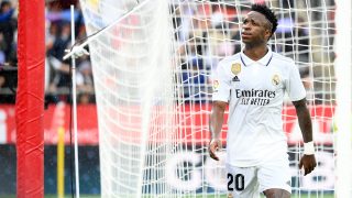 Vinicius celebra un gol. (AFP)